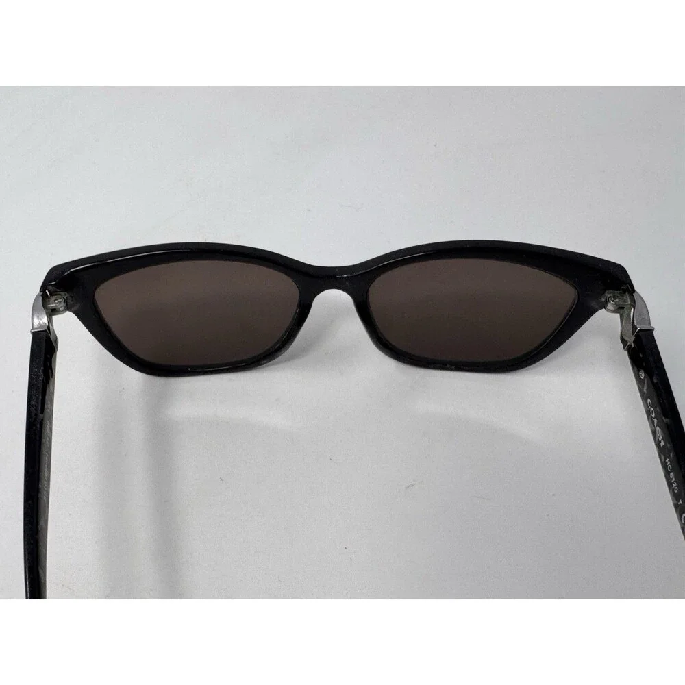 Coach Eyeglasses Frames HC6120 5510 Polished Black Cat Eye Full Rim 54-16-140